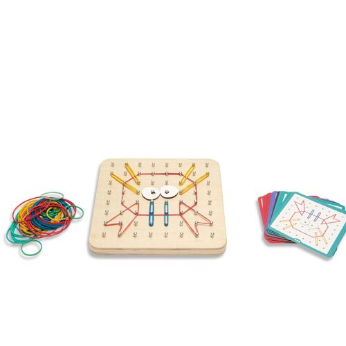 Geoboard - wooden toy - BS Toys - Kids - educational