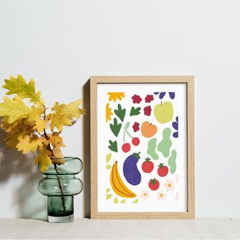 Affiche 5 fruits & légumes par jour - 2 formats 2