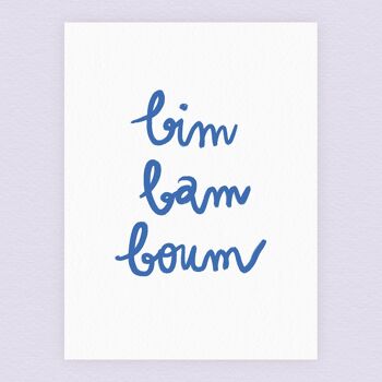 Affiche Bim bam boum - 2 formats 3