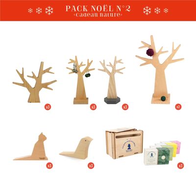 Pack Queen Mother Christmas n°2 "nature gift" (made in france)