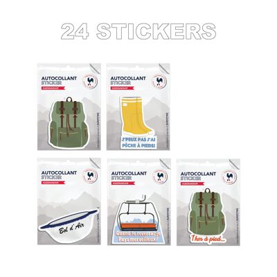 DECORATIVE STICKERS SET - The great outdoors