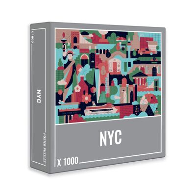 Rompecabezas de 1000 piezas de la ciudad de Nueva York para adultos