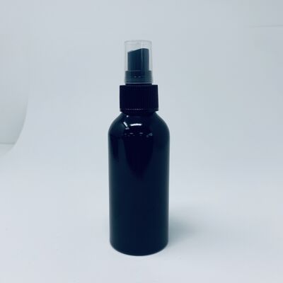 ABot-05 – 120-ml-Flasche aus schwarzem Aluminium und Sprühverschluss – Verkauft in 200 Einheiten pro Außenverpackung