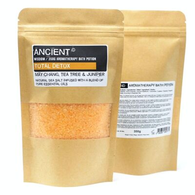 ABPC-02 - Potion de bain d'aromathérapie en sachet kraft 350g - Total Detox - Vendu en 5x unité/s par extérieur