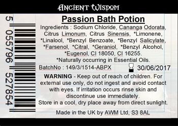 ABPLb-04 - Étiquettes de sac pour Passion Potion (4 feuilles de 18) - Vendu en 4x unité/s par extérieur 4