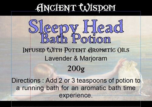 ABPLb-10 - Bag Labels for Sleepy Head  (4 sheets of 18) - Sold in 4x unit/s per outer