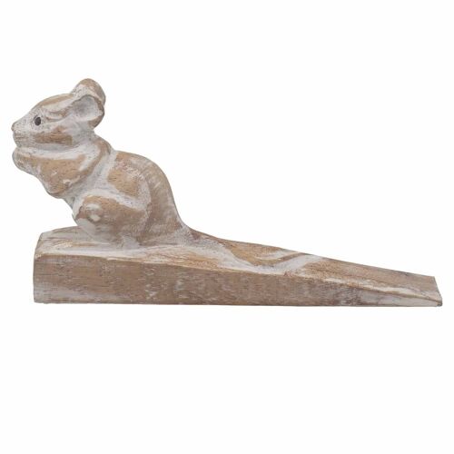 ADS-01 - Hand carved Doorstop - Dormouse - Sold in 1x unit/s per outer