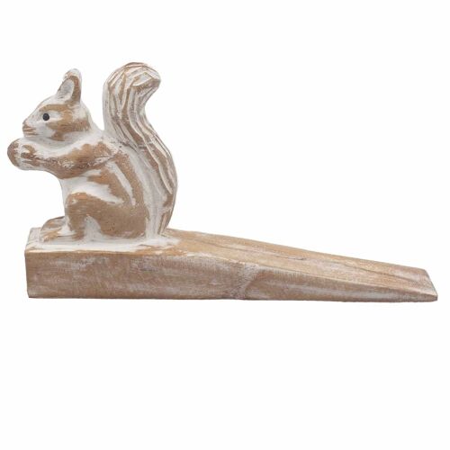 ADS-03 - Hand carved Doorstop - Squirrel - Sold in 1x unit/s per outer