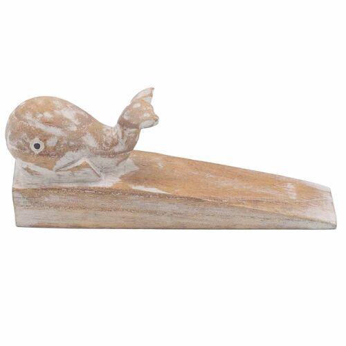 ADS-05 - Hand carved Doorstop - Whale - Sold in 1x unit/s per outer