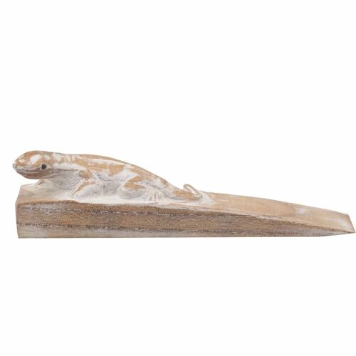 ADS-06 - Hand carved Doorstop - Gecko - Sold in 1x unit/s per outer