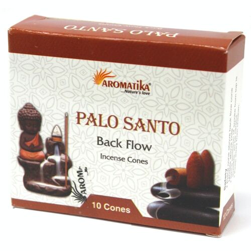 AromaBF-02 - Aromatica Backflow Incense Cones - Palo Santo - Sold in 12x unit/s per outer