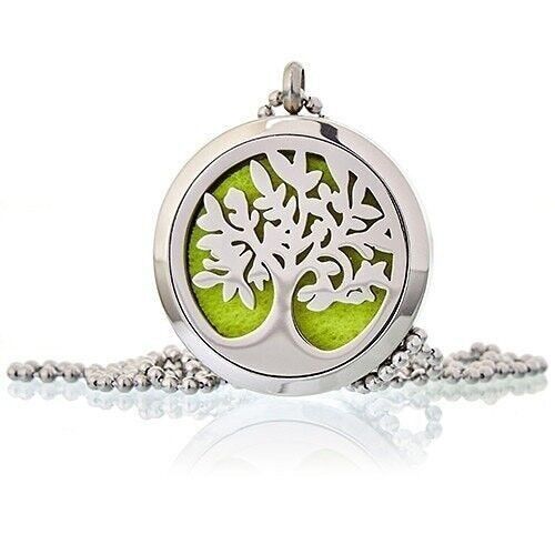 AromaJ-08 - Aromatherapy Necklace-Tree of Life 30mm - Sold in 1x unit/s per outer