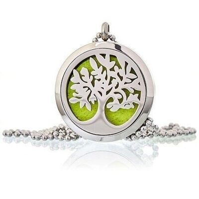 AromaJ-08 - Collier Aromathérapie Arbre de Vie 30mm - Vendu en 1x unité/s par extérieur