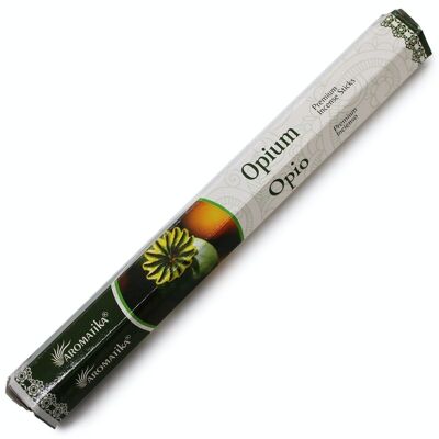 ARomi-13 - Incenso Aromatika Premium - Opium - Venduto in unità 6x per esterno
