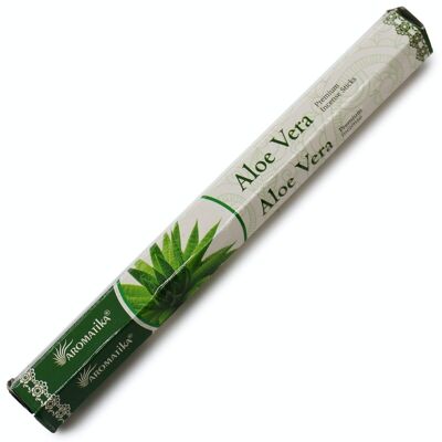 ARomI-20 - Incienso Aromatika Premium - Aloe Vera - Vendido en 6x unidad/es por exterior