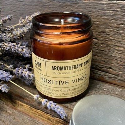 ASC-01 - Aromatherapy Candle - Positive Vibes - Sold in 1x unit/s per outer