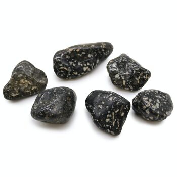 ATumbleL-04 - Grandes pierres de culbutage africaines - Pintade Large - Vendu en 6x unité/s par extérieur 3