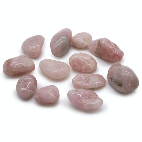 ATumbleM-08 - Medium African Tumble Stones - Rose Quartz - Sold in 12x unit/s per outer