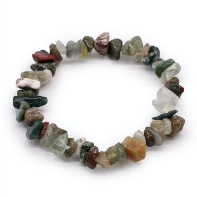 AWCB-02 - Chipstone Bracelet - Moss Agate - Sold in 12x unit/s per outer