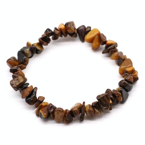 AWCB-06 - Chipstone Bracelet - Tiger Eye - Sold in 12x unit/s per outer