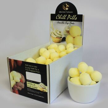 AWChill-06 - Mini bombes de bain Chill Pills de 1,3 kg - Gâteau à la vanille - Vendu en 1x unité/s par extérieur 5