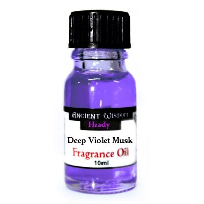 AWFO-18 - 10ml Deep Violet Musk Fragrance Oil - Sold in 10x unit/s per outer