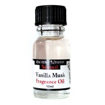 AWFO-62 - 10 ml d'huile parfumée à la vanille et au musc - Vendu en 10x unité/s par enveloppe 2