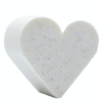 AWGSoap-04 - Heart Guest Soap - Coconut - Sold in 100x unit/s per outer