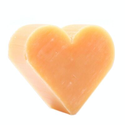AWGSoap-05 - Heart Guest Soap - Orange & Warm Ginger - Sold in 100x unit/s per outer