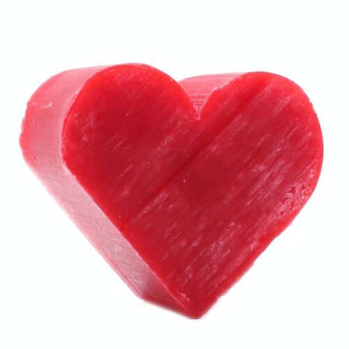 AWGSoap-08 - Heart Guest Soap - Raspberry - Sold in 100x unit/s per outer