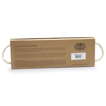 AWHBL-02 - Sac de blé lavande de luxe dans une boîte cadeau - Blossom - Vendu en 1x unité/s par extérieur 5