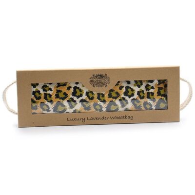 AWHBL-10 - Sacchetto di grano lavanda di lusso in confezione regalo - Leopardo notturno - Venduto in 1x unità/s per esterno