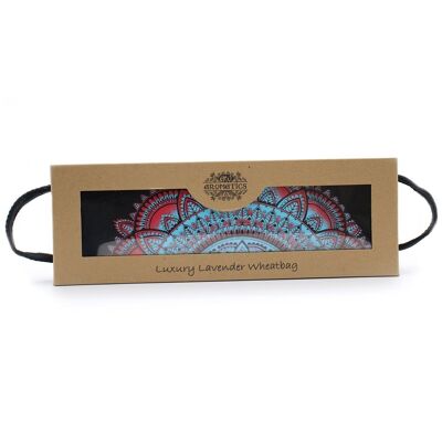 AWHBL-15 - Luxuriöse Lavendel-Weizentasche in Geschenkbox - Mandala - Verkauft in 1x Einheit/en pro Außenhülle