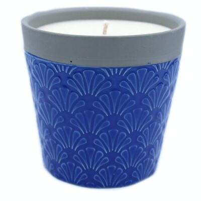 AWHP-04 - Home is Home Candle Pots - Blue Day - Sold in 1x unit/s per outer