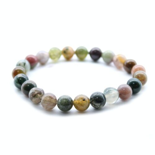AWPS-02 - Power Bracelet - Moss Agate - Sold in 4x unit/s per outer