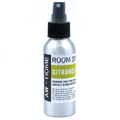 AWRS-09 - 100ml Room Spray - Citronella - Vendido en 6x unidad/es por exterior