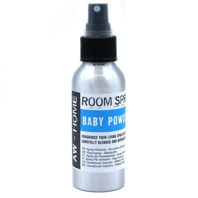 AWRS-11 - 100ml Room Spray - Talco para bebés - Se vende en 6x unidad/es por exterior