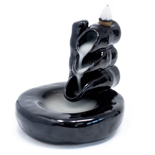 BackF-05 - Back Flow Incense Burner - Bamboo & Pool - Sold in 3x unit/s per outer