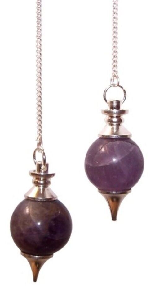 BallMP-03 - Sphere Pendulums - Amethyst - Sold in 3x unit/s per outer