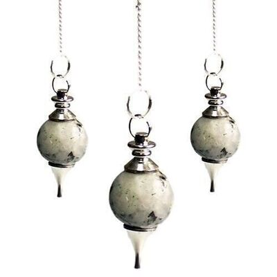 BallMP-15 - Sphere Pendulums - Rainbow Moonstone - Sold in 3x unit/s per outer