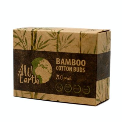 BamEB-01 - Box of 200 Bamboo Cotton Buds - Sold in 4x unit/s per outer