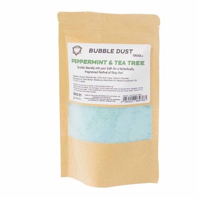 BAS-01 - Peppermint & Tea Tree Bath Dust 190g - Sold in 5x unit/s per outer