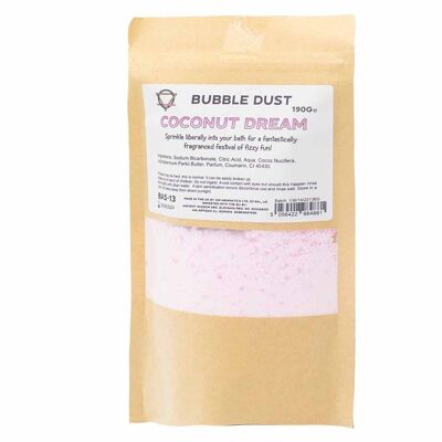 BAS-13 – Coconut Dream Bath Dust 190 g – Verkauft in 5 Einheiten pro Außenhülle