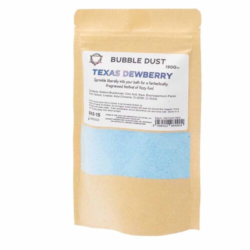 BAS-15 - Texas Dewberry Bath Dust 190g - Sold in 5x unit/s per outer