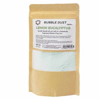 BAS-18 - Lemon Eucalyptus Bath Dust 190g - Sold in 5x unit/s per outer