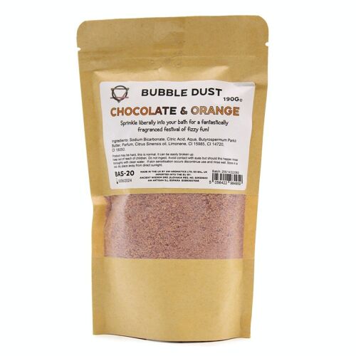BAS-20 - Chocolate & Orange Bath Dust 190g - Sold in 5x unit/s per outer