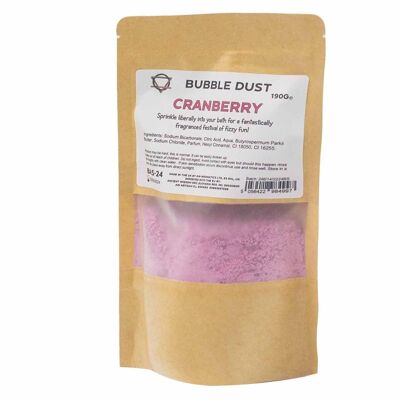 BAS-24 - Cranberry Bath Dust 190g - Sold in 5x unit/s per outer