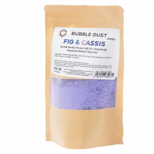 BAS-28 - Fig & Casis Bath Dust 190g - Sold in 5x unit/s per outer