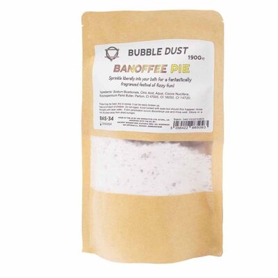 BAS-34 - Banoffee Pie Bath Dust 190g - Sold in 5x unit/s per outer