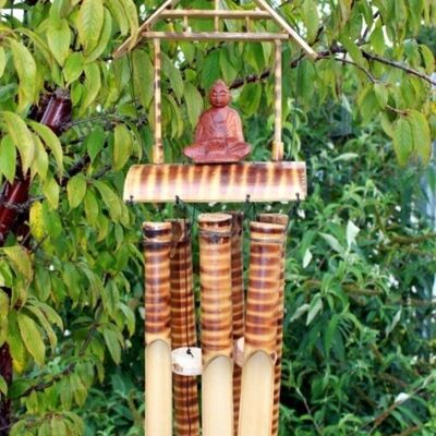 BBamC-06 - Bamboo 6 Tube Buddha Med - Sold in 1x unit/s per outer